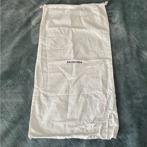 Balenciaga‎ white tall dust bag